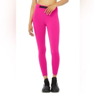 Alo Yoga High-Waist 7/8 Visionary Leggings - Neon Pink